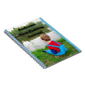 Mon premier journal de pêche Personnaliser le nom (Côté Droit)