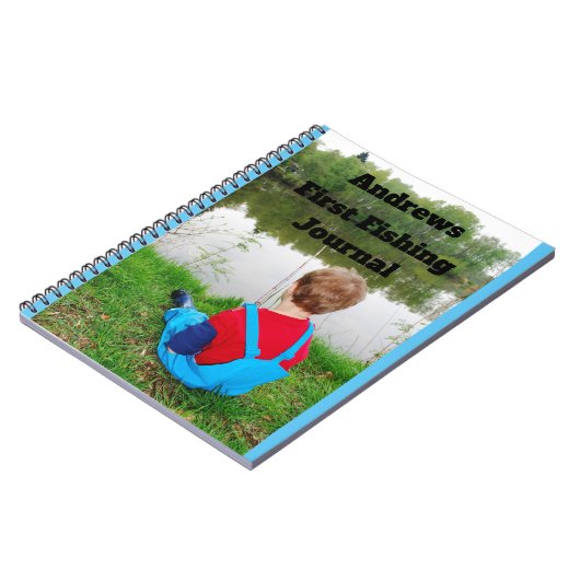 Mon premier journal de pêche Personnaliser le nom (Côté gauche)