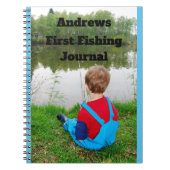 Mon premier journal de pêche Personnaliser le nom (Devant)