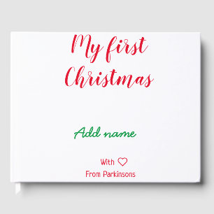 Mon premier Noël ajouter nom de famille nom de fam