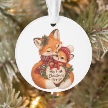 Mon premier Noël Famille Renard