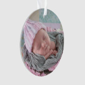 Mon premier Noël personnalisé Ornement de Noël (devant)