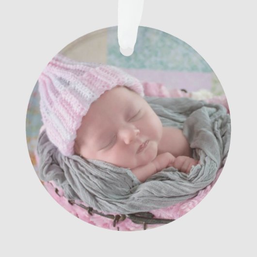 Mon premier Noël personnalisé Ornement de Noël (devant)