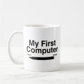 Mon premier ordinateur café Mug (Gauche)