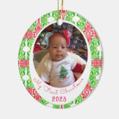 Mon premier ornement d'arbre de Noël (Gauche)