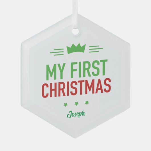 Mon Premier Ornement de Noël (Recto)