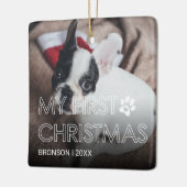 Mon premier ornement en céramique de Noël (Gauche)