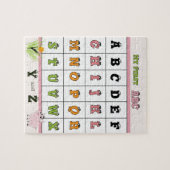Mon Premier Puzzle ABC en forme de Cochon (Horizontal)