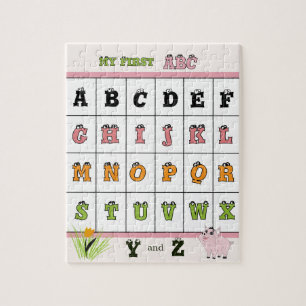 Mon Premier Puzzle ABC en forme de Cochon