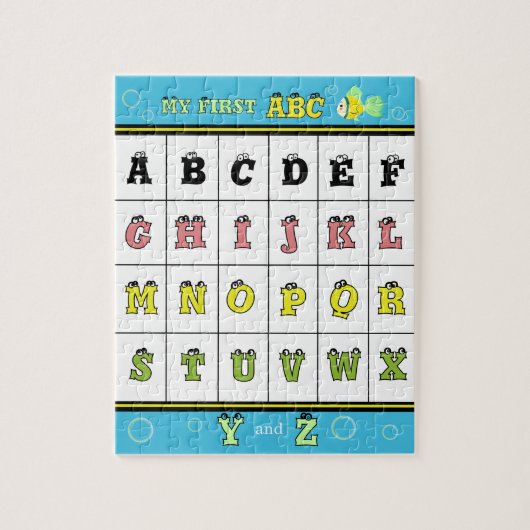 Mon premier puzzle ABC Poisson doré (Vertical)
