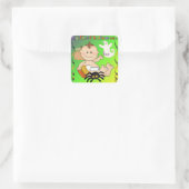 Mon premier Sticker Carré Halloween (Sac)