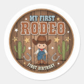 Mon premier sticker pour bébé Rodeo (Devant)