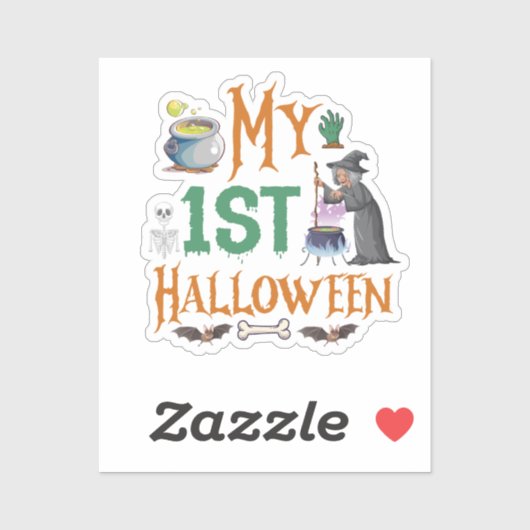 Mon premier Sticker Vinyl Halloween (Feuille)