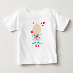 Mon premier T-shirt bébé de la Saint Valentin