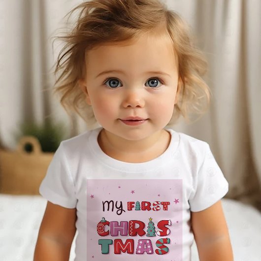 Mon premier T-shirt bébé de Noël