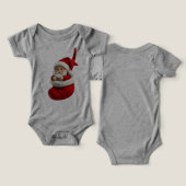 Mon premier vêtement de Noël - Baby Père Noël en s (Design Recto & Verso)