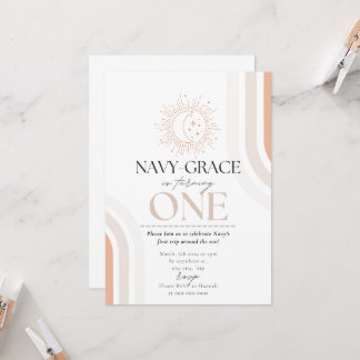 Mon premier voyage autour du soleil Invitation