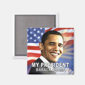 Mon Président Magnet (drapeau) (Recto/Verso)