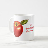 Mon professeur est le meilleur - tasse (Devant gauche)