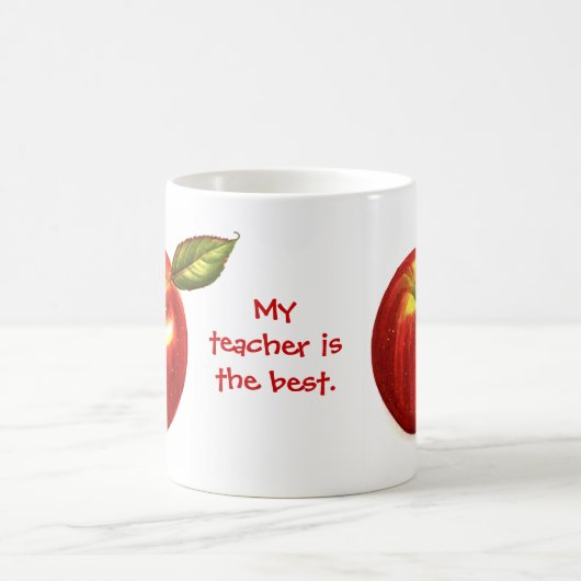 Mon professeur est le meilleur - tasse (Centre)