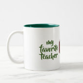 ***MON PROFESSEUR PRÉFÉRÉ*** MUG DE CAFÉ À Deux TO (Gauche)