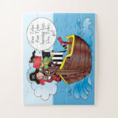 Mon propre bateau pirate puzzle puzzle (Vertical)