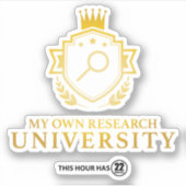 Mon propre outil de recherche U - Sticker de 22 mi (Devant)