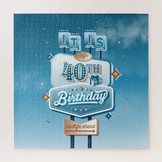 Mon puzzle de 40e anniversaire (20x20) (Vertical)
