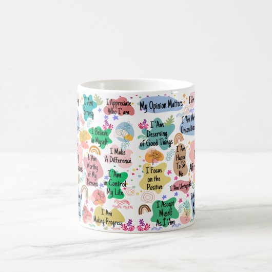 Mon quotidien Affirmations Mug (Centre)