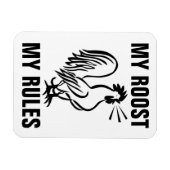 MON RACINE MES RÈGLES ROOSTER MAGNETS (Horizontal)