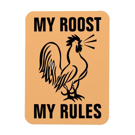 MON RACINE MES RÈGLES ROOSTER MAGNETS (Vertical)