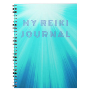 Mon Reiki Journal avec un bleu clair
