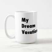 Mon rêve de vacances à Mars Mug (Gauche)