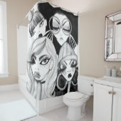 Mon rideau en douche de gardien de soeurs (En situation)