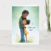 Mon rocher et guide Carte de fête du père (Devant)