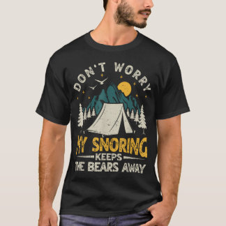Mon ronflement éloigne les ours T-shirt drôle de c