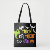Mon sac à coller ou à traiter Halloween Éffrayant  (Devant)
