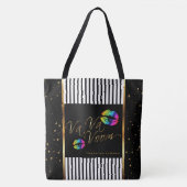 Mon sac de confettis d'or de maquillage - lèvres (Devant)