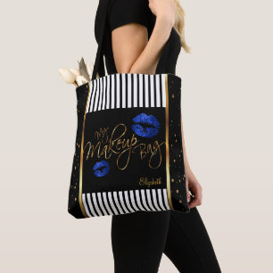 Mon sac de maquillage en or Confetti - Lèvres Par
