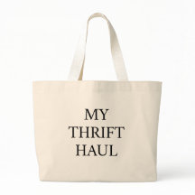 Mon sac fourre-tout de courses de friperie