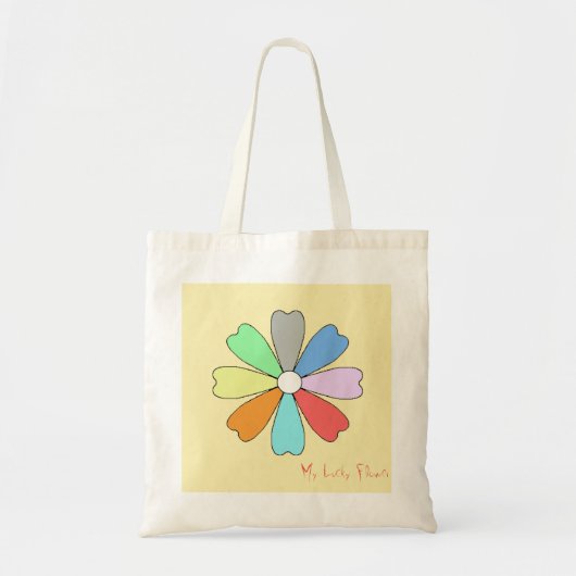 Mon sac fourre-tout fleur chanceuse (Devant)