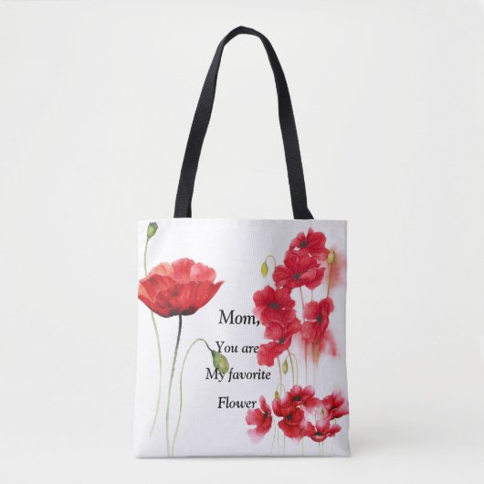 Mon Sac fourre-tout Fleur préféré (Devant)
