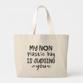 Mon Sac Non Plastique Vous Juge (Dos)