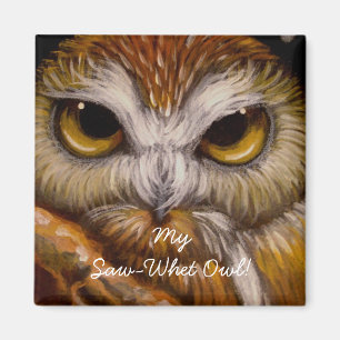 Mon Scie-Affûtez le hibou ! AIMANT