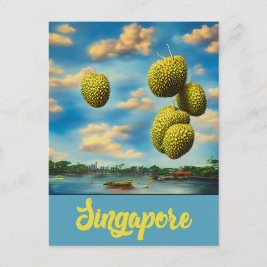 Mon Singapour - Carte postale Art (Devant)