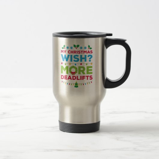 Mon souhait de Noël plus de tasse de voyage de (Droit)