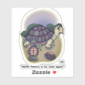 Mon Sticker Coupe Personnalisé Funny Chambre (Feuille)