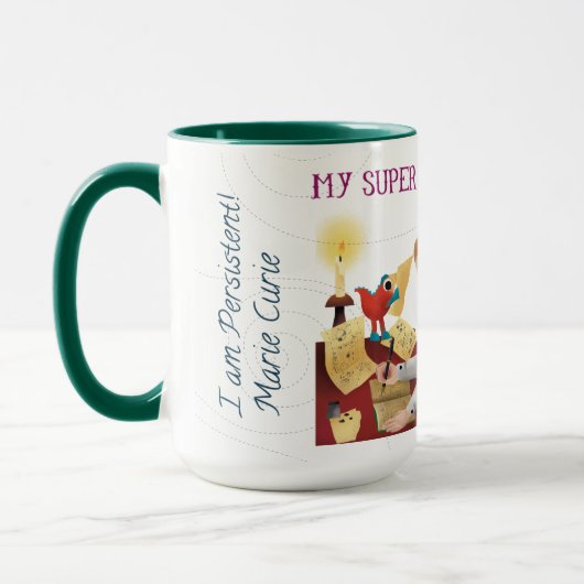 Mon Super Science Coffee Mug - Étudier! v2 (Gauche)