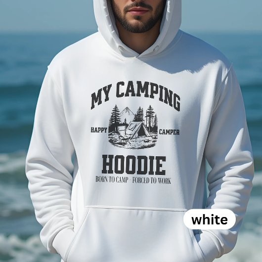 Mon Sweat - shirt à capuche de camping, Drôle cade