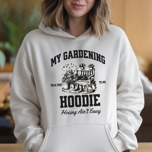 Mon Sweat - shirt à capuche de jardinage, mignon S